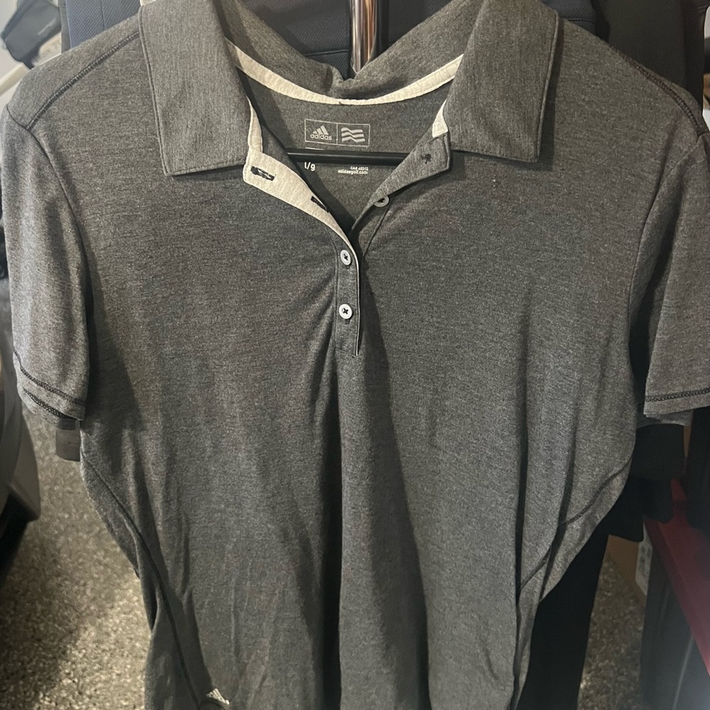 Adidas Ladies’ Gray Golf Shirt